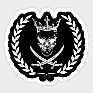 Skull crown 3 Sticker